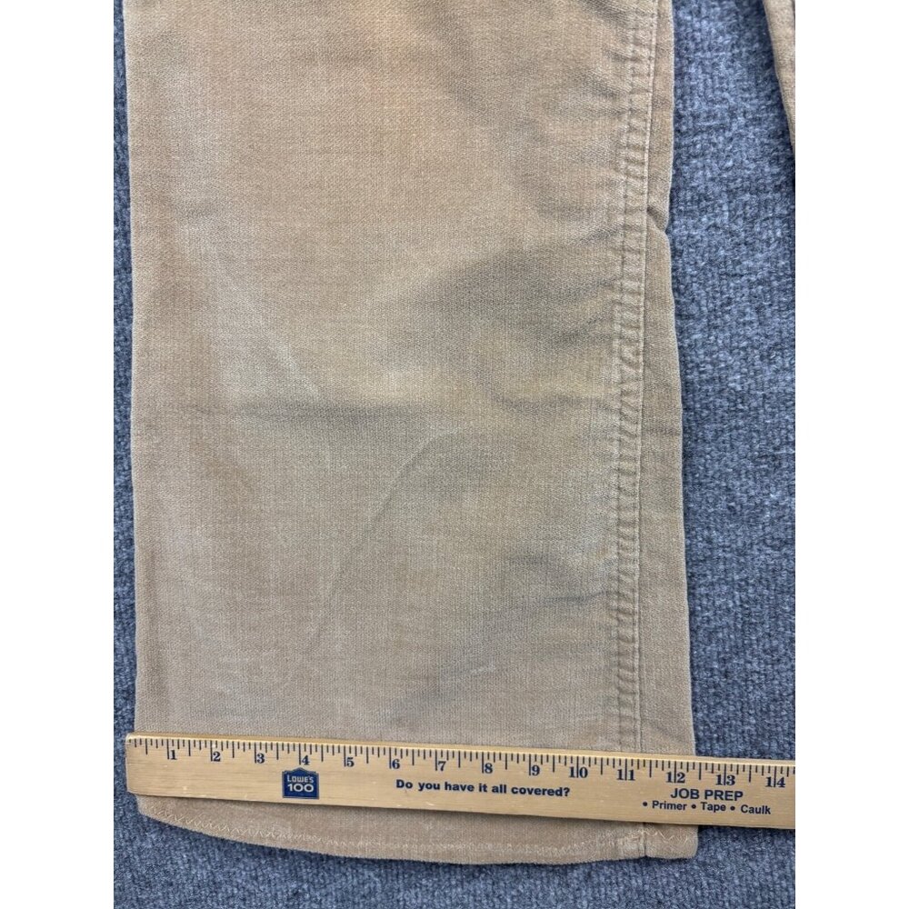 Vintage Levi's Wide Leg Flare Pants Women's W34 x L26 Corduroy High Rise Trouser - Picture 6 of 10